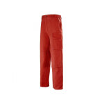 Adolphe lafont pantalon de travail homme multipoches rouge