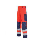 Adolphe lafont pantalon de travail homme rouge hivi et bleu marine mars