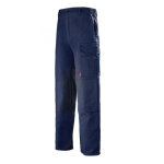 Adolphe lafont pantalon de travail multipoches bleu marine basalte