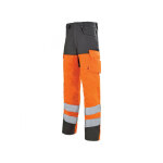 Adolphe lafont pantalon de travail orange hivi / gris