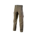 Adolphe lafont pantalon de travail sans poches genoux marron a. lafont