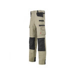 Adolphe lafont pantalon de travail work attitude beige taupe et noir a. lafont