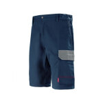 Adolphe lafont short de travail multipoches bleu et gris a. lafont Adolphe lafont short de travail multipoches bleu et gris a. lafont