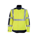 Adolphe lafont veste haute visibilit� jaune hivi et bleu marine ocean