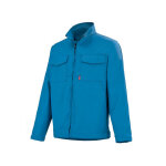 Adolphe lafont veste de travail pour homme bleu azur work collection lafont
