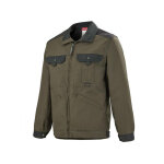 Adolphe lafont veste de travail marron et noire lafont