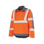 Adolphe lafont veste de travail orange hivi et gris acier ocean