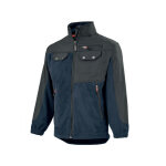 Adolphe lafont veste de travail polaire marine et noir