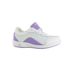 Basket hpital blanche et parme pour femme ivy safety jogger