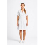 Blouse m�dicale blanche 100% coton manches courtes isacco pas cher