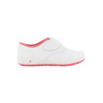 Chaussure infirmière blanche et rose safety jogger eliane Chaussure infirmière blanche et rose safety jogger eliane