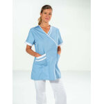 Clemix lafont tunique aide - soignante bleue / blanche lilee