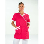 Clemix lafont tunique esth�ticienne rose / blanche lilee