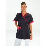 Clemix lafont tunique esth�ticienne rose / noire lilee