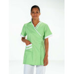 Clemix lafont tunique m�dicale verte / blanche lilee