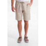 Dyneke bermuda avec cordon de serrage unisexe beige
