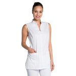Dyneke blouse blanche d'esth�tique sans manche