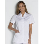 Dyneke blouse blanche pharmacienne femme en microfibre