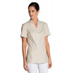 Dyneke blouse esth�ticienne manches courtes femme beige