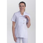 Dyneke blouse femme asia couture blanche 67% polyester 33% coton