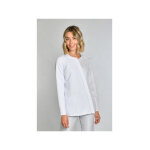 Dyneke blouse femme asym�trique � manches longues gris perle 100% polyester