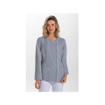 Dyneke blouse femme � manches longues patte de boutonnage grise 100% polyester