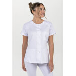 Dyneke blouse mdicale femme manches courtes blanche couture raglan