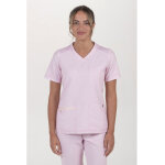 Dyneke blouse m�dicale sanitaire en microfibre tricot�e rose