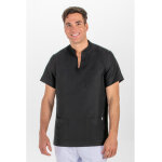 Dyneke blouse m�dicale unisexe microfibre noire 100% polyester