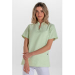 Dyneke blouse m�dicale unisexe microfibre vert pomme 100% polyester