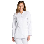Dyneke blouse pharmacienne blanche manches longues