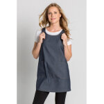 Dyneke blouse de service sans manche femme coloris bleu jean
