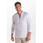 Dyneke chemise unisexe � col boutonn� en bois