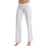 Dyneke pantalon blanc, taille basse �lastique 2 boutons