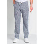 Dyneke pantalon de cuisine homme imprim vichy bleu et blanc