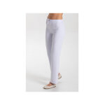 Dyneke pantalon femme à n?ud microfibre blanc 100% polyester Dyneke pantalon femme à n?ud microfibre blanc 100% polyester