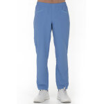 Dyneke pantalon de soins unisexe texture bleu clair 100% polyester