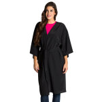 Dyneke peignoir kimono de coiffeur noir