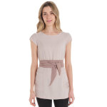 Dyneke robe beige avec ceinture