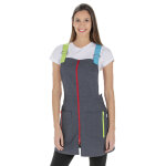 Dyneke tablier de cr�che denim � bretelles r�glables