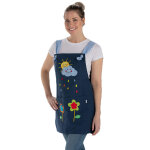 Dyneke tablier maitresse de maternelle � motifs soleil
