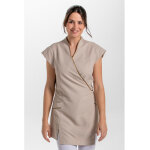 Dyneke tunique kimono spa beige avec bordure dorée Dyneke tunique kimono spa beige avec bordure dorée