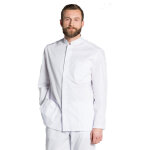 Dyneke tunique m�dicale blanche � manches longues homme