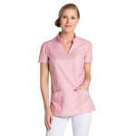 Dyneke tunique mdicale col mao rose