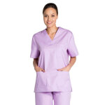 Dyneke tunique mdicale parme unisexe col en v