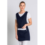 Dyneke tunique sans manche femme de chambre �l�gante bleu marine