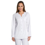 Dyneke tunique de travail blanche � manches longues femme