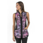 Dyneke tunique � zip sans manche motifs aquarelle