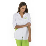 Dyneke veste manches longues bicolore en microfibre pour femme