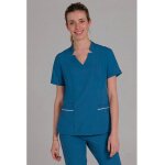 Dyneke veste m�dicale cintr�e femme bleu